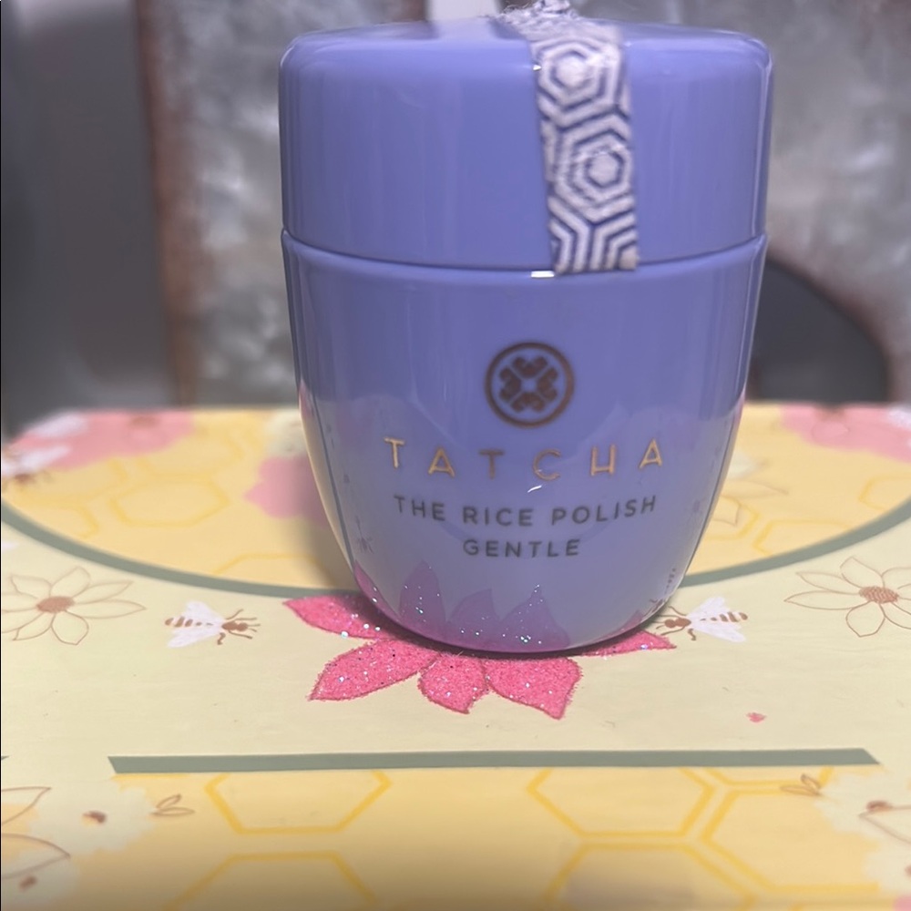 Tatcha The Rice Polish Gentle in Lavender. 15g / .5 oz